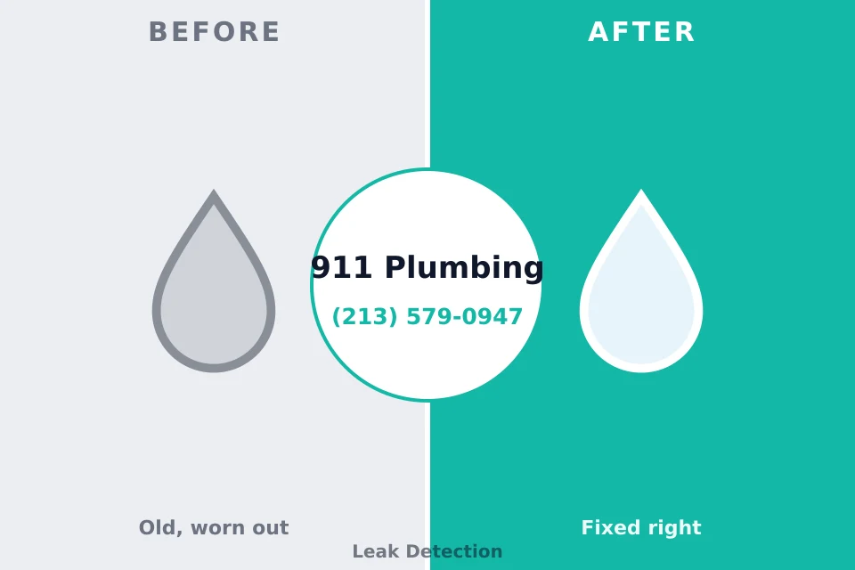 Before and after: plumbing repair Caraway, AR